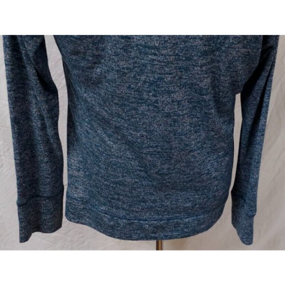 Reebok Large Green Cowl Neck Long Sleeve Roo Pocket Stretch Hoodie Sweatshirt - Picture 9 of 11